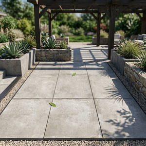 Vistaar 600x600mm para el mercado europeo R11 Rectificado 20mm de grosor Porcelanato antideslizante para exterior de alta resistencia Cotto Ash para baño y centro comercial - Product Image 5