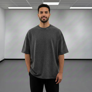 Top Trending Oversized Men's T-<b>Shirt</b> Red <b>Flame</b> Logo Print O-Neck Short Sleeve Casual Style 100% Cotton Jersey Fabric - Product Image 5