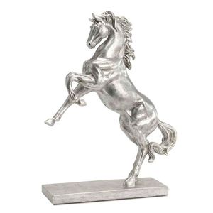 Sculpture de cheval en aluminium, élégant accent décoratif pour la maison, conçue pour une présentation décorative et une décoration intérieure sophistiquée - Product Image 2