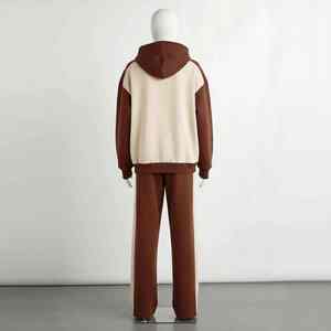 Survêtement personnalisé 340 GSM délavé à l'acide avec strass, coupe oversize, épais, impression sérigraphiée, sweat à capuche et pantalon large baggy - Product Image 3