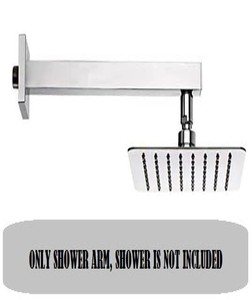 Accesorios de baño al por mayor, brazo para cabezal de ducha de 18 pulgadas, de acero inoxidable plateado, para montaje en pared. - Product Image 3