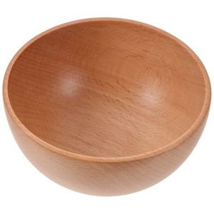 Bol de service en bois fait main, design minimaliste, bois naturel non traité, artisanat pour servir les aliments, idéal pour offrir - Product Image 2