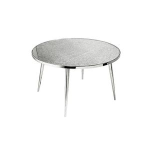 Table basse contemporaine, petite, rétro, en aluminium, simple, portable, luxueuse, moderne, pour salon, table de chevet - Product Image 1