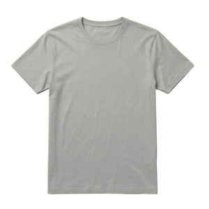 เสื้อยืดฟิตเนสผู้ชาย ผ้าฝ้าย 200 กรัม สีพื้น ไม่เป็นขุย แห้งเร็ว ระบายอากาศดี แขนสั้นถักด้านหน้า รับสกรีนลาย - Product Image 6