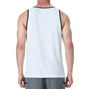 เสื้อกล้ามออกกำลังกายผู้ชาย OEM ซับเหงื่อ แห้งเร็ว เหมาะสำหรับออกกำลังกายและฟิตเนส ดีไซน์สวยที่สุด - Product Image 6