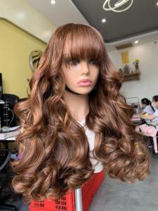 Extensiones de cabello humano vietnamita Peluca ondulada hinchable y estilos de encaje disponibles en varias longitudes 8 "20" 28 "30" 36" - Product Image 4