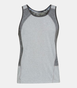 Wholesale Grey Mesh Athletic Tank Top <b>Men</b> Breathable Fitness Workout Sleeveless Shirt Running Sports Gym <b>Singlet</b> Apparel - Product Image 1
