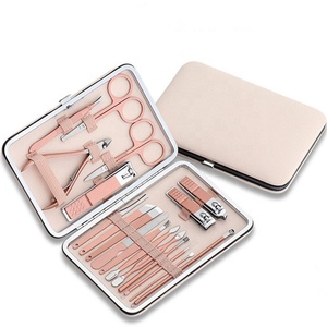 Top Quality Manicure Tool Kit Cleaning Nails Leather Packaging Beauty Manicure 12pcs Manicure <b>Pedicure</b> <b>Set</b> Nail Clipper Kit - Product Image 6