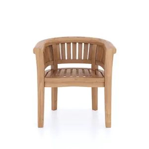 Juego de mesa de comedor comercial moderno de madera maciza para exteriores Hotel Villa Patio Club Aplicación de granja para restaurante muebles de gimnasio - Product Image 4