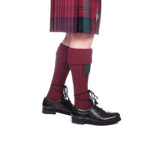 Obexa Premium Piper <b>Socks</b> Knee High Scottish Kilt Hose <b>Wool</b> for Performance Use Made in Pakistan Model OBS-39943 - Product Image 2