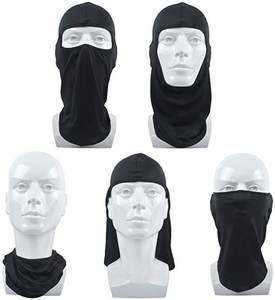 Vente en gros de balaclavas de ski personnalisés avec logo imprimé, unisexes, en polyester, thermiques, imperméables, multicolores, pour la moto - Product Image 6