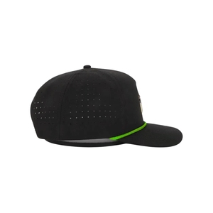 Casquette de golf anti-UV 5 panneaux avec accent corde, broderie 2D personnalisée, visière pré-courbée, fermeture snapback, protection UPF 50+ VN – Performance du fournisseur - Product Image 3