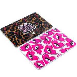Nomzi International New Wholesale <b>Lashes</b> Heart Eyelash <b>Extension</b> Holder Pallet Tray Rectangular Custom Logo Sustainable Acrylic - Product Image 4