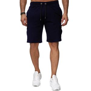 Pantalones cortos de playa informales holgados de alta calidad para hombre 2024, monos deportivos con múltiples bolsillos, patrón sólido, servicio OEM ecológico - Product Image 3