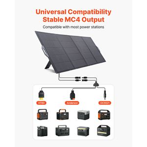 Pannello Solare Monocristallino Pieghevole da 200W, Caricatore Portatile ad Alta Efficienza 24% con Uscita MC4 - Product Image 3