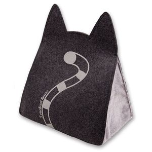Cuccia Pieghevole per Gatti con Giocattolo, Design con Orecchie da Gatto, Ideale per Viaggi - Product Image 2