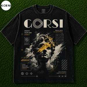 เสื้อยืดกราฟิกสไตล์อนิเมะทรงโอเวอร์ไซส์ ผ้าคอตตอนหนานุ่ม แฟชั่นสตรีท - Product Image 3