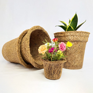Maceta de fibra de coco para cultivo hidropónico, nutrientes para plantas, macetas de fibra de coco, suministros de jardinería sostenible - Product Image 4