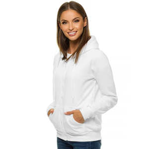 Ropa de mujer más vendida, sudaderas de manga larga de color sólido, sudaderas personalizadas con cuello redondo, sudaderas cortas bordadas para mujer - Product Image 2