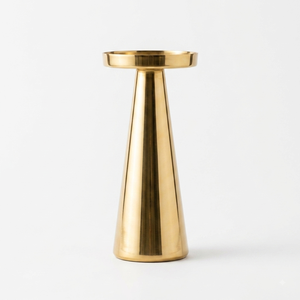 Support à bougie en laiton de qualité supérieure pour la décoration intérieure, centre de table de mariage, bougeoir vintage en métal, vente en gros - Product Image 1