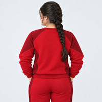 Sweat-shirt moderne pour femme en tissu tricoté extensible, mouvements fluides, texture douce, coutures durables, silhouette décontractée, personnalisation OEM