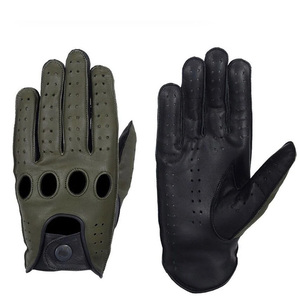 Gants de conduite en cuir unisexes de qualité supérieure, confortables, personnalisables en couleur, logo, taille et design, gants de conduite en cuir classiques - Product Image 3