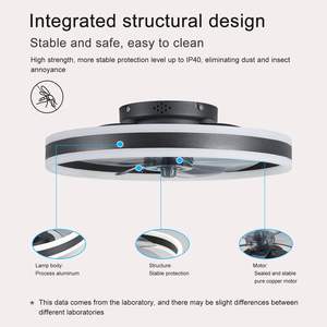 Dimmable <b>LED</b> <b>Ceiling</b> <b>Fan</b> with Lights - Product Image 4