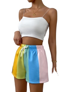 Pantalones cortos de sudor sublimados para mujer, ropa de calle, pantalones cortos de cintura a la moda, ropa informal Multicolor, pantalones cortos de verano al por mayor 2026 - Product Image 3