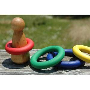 Wooden Stacking <b>Rings</b> Toy for Cognitive Learning <b>Kids</b> & Teen Storage Product RR Enterprises RR202512851 - Product Image 1