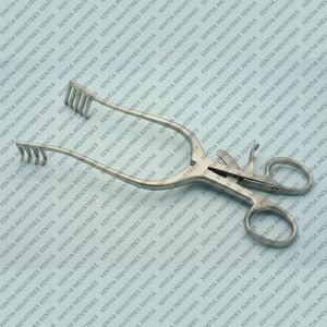 Écarteur chirurgical OR Grade Travers 4X5 à pointes émoussées, 8 pouces, auto-serrant, avec crochet à plaies, instruments orthopédiques CE ISO - Product Image 4