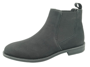 Mocasines Dlords para Hombre, Negros, con Suela de Goma y Entresuela de EVA y PU, Punta Redonda, Cómodos para Todas las Temporadas - Product Image 1