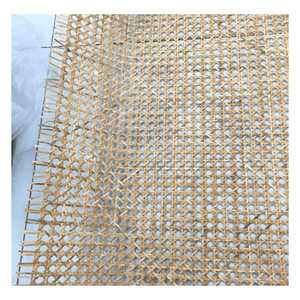 Nouveau tressage en rotin brun naturel à maille ouverte, fabriqué à partir de fibres de rotin pour le tissage de meubles, le dossier de chaise et la décoration – Origine Vietnam - Product Image 1