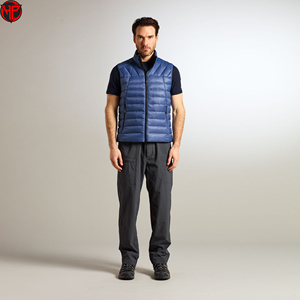 Chaleco Acolchado Ligero para Hombre, Chaleco sin Mangas Acolchado, Cortavientos e Impermeable para Uso en Exteriores - Product Image 1