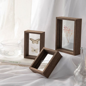 High Quality Antique Wooden Photo <b>Frame</b> with Stand UV Printing Custom Size Handmade Home Decoration - Product Image 2