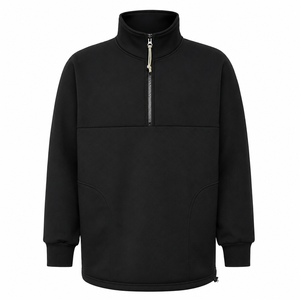 Sudadera con capucha y cremallera de un cuarto personalizada |   Sudadera Casual Ecológica de Primera Calidad 100% Algodón con Bolsillo - CYGEN CLOTHING - Product Image 4