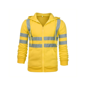 Sudadera con Capucha Fluorescente Verde de Alta Visibilidad, Reflectante, para Seguridad Laboral, Chaleco de Trabajo de Invierno de Alta Visibilidad, de Gran Valor - Product Image 5