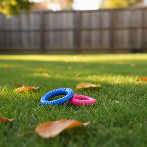 Yommy Pet Toy <b>Rubber</b> <b>Ring</b> 8cm For Dogs Exercise Play - Product Image 3