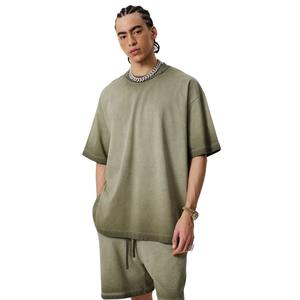 Conjunto de Camiseta y Pantalones Cortos de Verano para Hombre, Nuevo, de Alta Calidad, Dos Piezas, Conjunto de Moda Masculina, Servicio OEM - Product Image 2