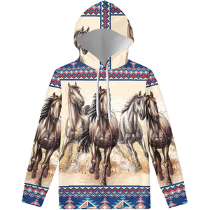 Sweat à capuche zippé oversize en molleton épais pour homme, personnalisable avec logo imprimé par décharge, style streetwear vintage avec poches - Product Image 2