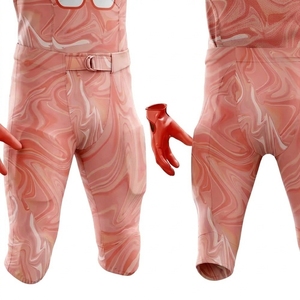 Uniformes de Fútbol Americano 100% Poliéster Impermeables Transpirables de Manga Corta con Cuello en V Ecológicos Personalización de Diseño Gratuita - Product Image 6