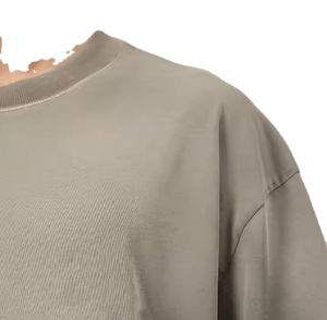 T-shirt Homme Oversize 100% Coton, Impression Sérigraphique Avant, Tissu Lourd 280g, Écologique, Épaules Tombantes, Qualité Supérieure - Product Image 2