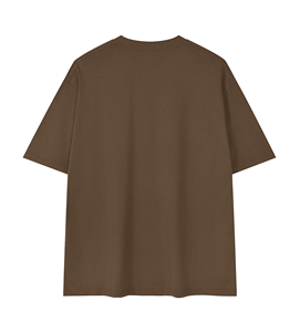 เสื้อยืดโอเวอร์ไซส์ทรงหลวมไหล่ตก ผลิตจากผ้าฝ้ายออร์แกนิคเป็นมิตรต่อสิ่งแวดล้อม เหมาะสำหรับทุกเพศทุกวัย สไตล์สตรีทแวร์ แฟชั่นลำลอง รับผลิตจำนวนมาก - Product Image 2