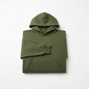Sweat-shirt à capuche unisexe personnalisé avec imprimé graphique, en molleton surdimensionné, à manches longues, style streetwear décontracté, avec poche kangourou, 100% coton - Product Image 3