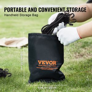 Set di 12 Cinghie Elastiche Resistenti da 32 Pollici con Ganci in Acciaio A3 da 8 mm per Teloni da Campeggio - Product Image 6