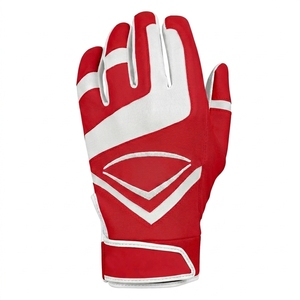 Red <b>White</b> Leather Batting Gloves Full Finger Baseball Training Gloves Adjustable Wrist Strap for Sports - Product Image 5