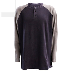 Men's 220gms Cotton Short Sleeve O Neck Button TShirt Solid Color <b>Panel</b> Oversized Casual Streetwear Eco-Friendly Blank Design - Product Image 1