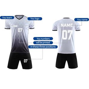 Conjunto de Uniforme de Fútbol Profesional Personalizado, Proveedor de Uniformes de Fútbol al por Mayor, Camiseta y Pantalones Cortos de Fútbol de Secado Rápido y Transpirables - Product Image 5