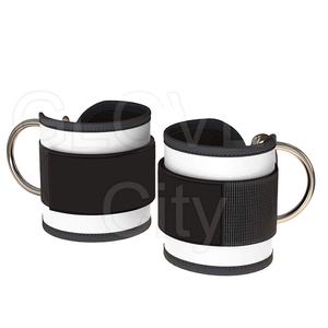 2025 OME confortable néoprène rembourré Double D anneau bride à la cheville avec câble de fixation gants de câble forme droite pour une utilisation en ville - Product Image 1