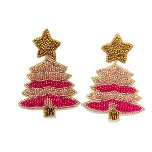 Pendientes de Cuentas de Cristal con Pedrería, Diseño de Moda para Fiestas y Días de Verano, Joyería para Chicas - Product Image 3