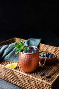 Copper <b>serving</b> mug <b>set</b> coastal village <b>beverage</b> cups handmade premium cocktail drink mugs durable finish - Product Image 1